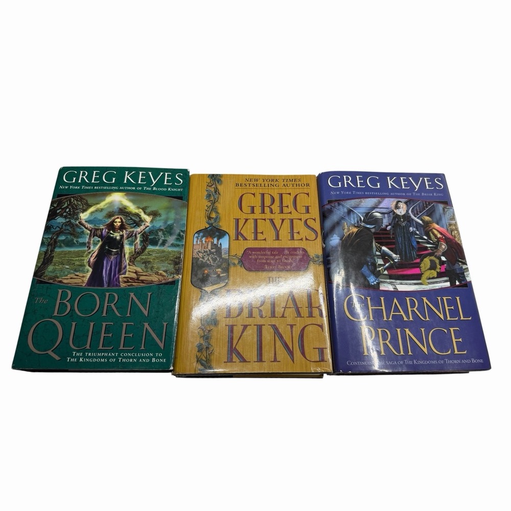 Kingdoms of Thorn and Bone Greg Keyes Hardcover Lot of 3 Briar King